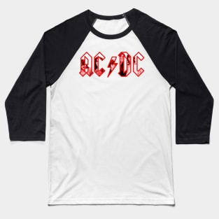 ACDC RED Baseball T-Shirt